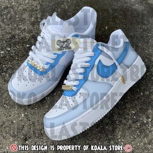 Nike Custom Air Force 1 Sky NWT